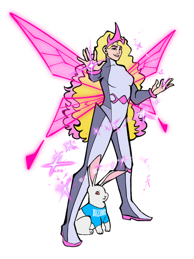 Overwatch character design commission (October 2021)