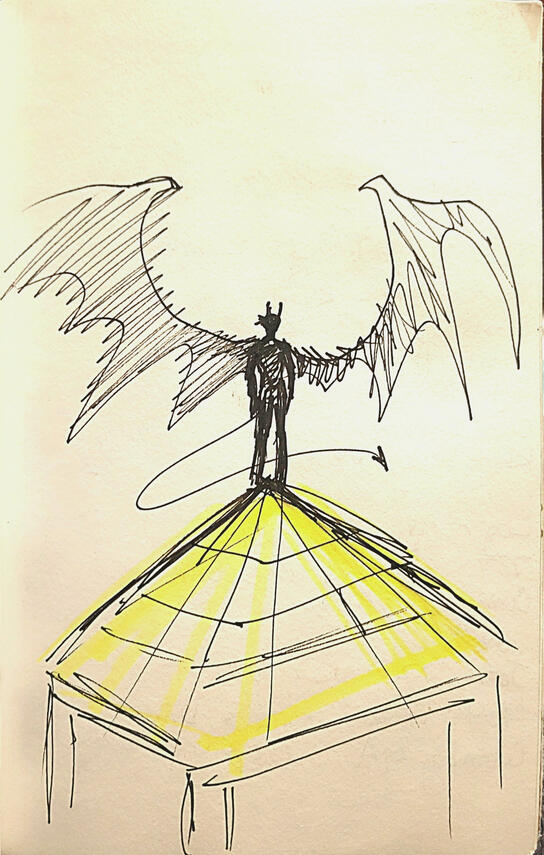 Fly Away [marker on sketch paper] (March 2021)