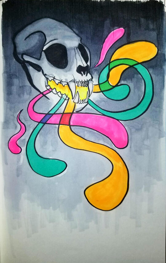 Dreams [marker on sketch paper] (March 2021)